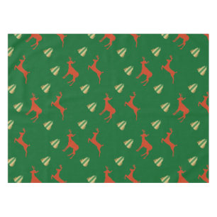 New Year  Eve Gold and Red Art  Tablecloth