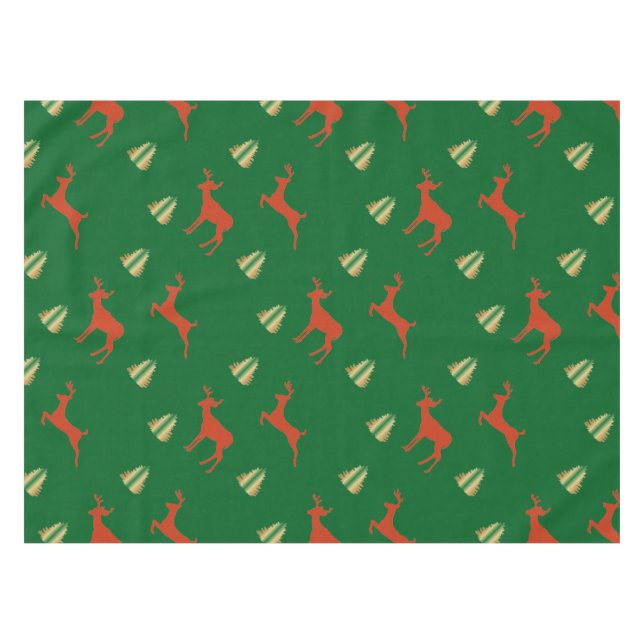 New Year  Eve Gold and Red Art  Tablecloth (Front (Horizontal))