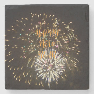 New Year Eve Party Decoration - Fireworks Coaster