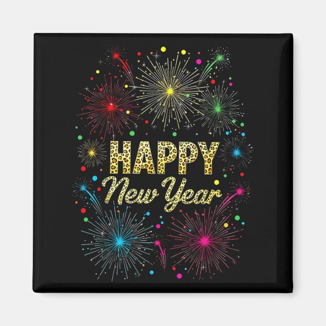 New Year Eve Party Supplies Nye 2026 Happy New Yea Magnet (Front)