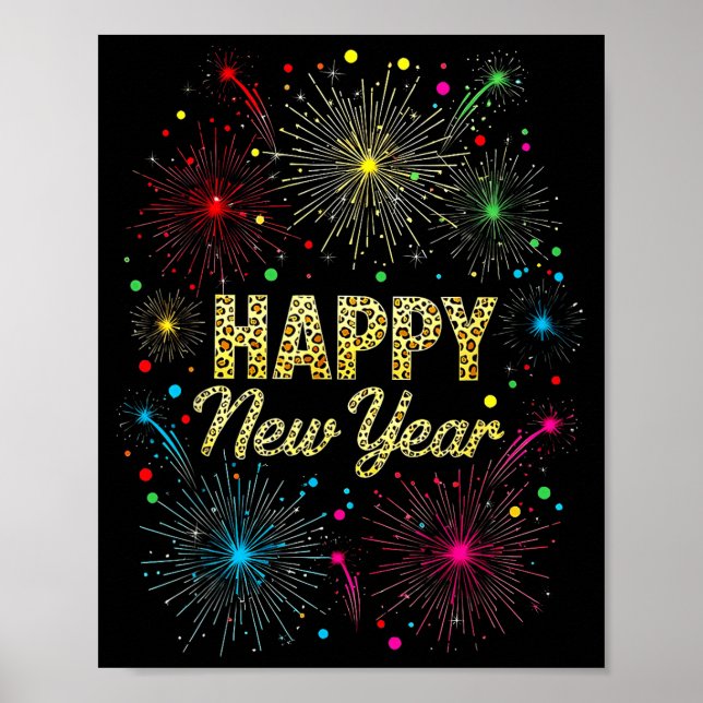New Year Eve Party Supplies Nye 2026 Happy New Yea Poster (Front)