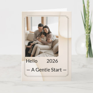 New Year Family Photo Card