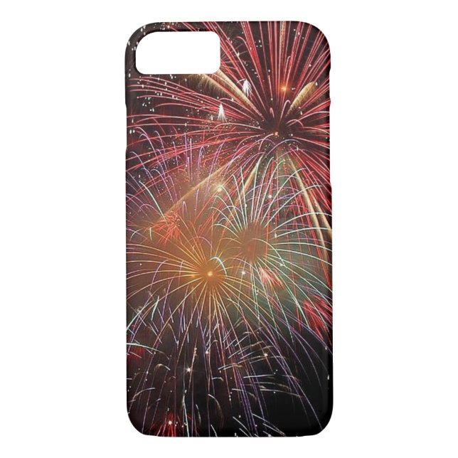 New Year Fireworks Sparkles Case-Mate iPhone Case (Back)