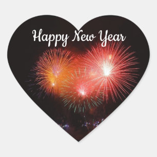 New Year Fireworks Sticker