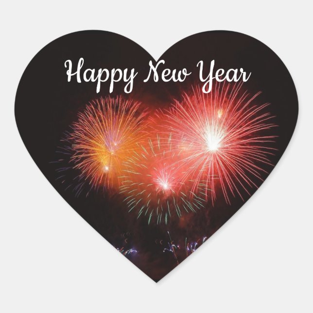 New Year Fireworks Sticker (Front)