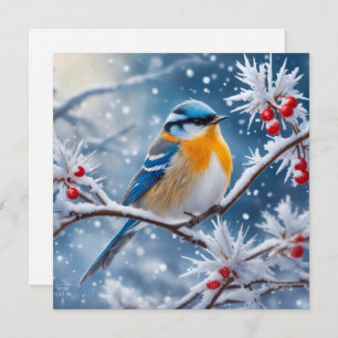 New Year Flat Greeting Card