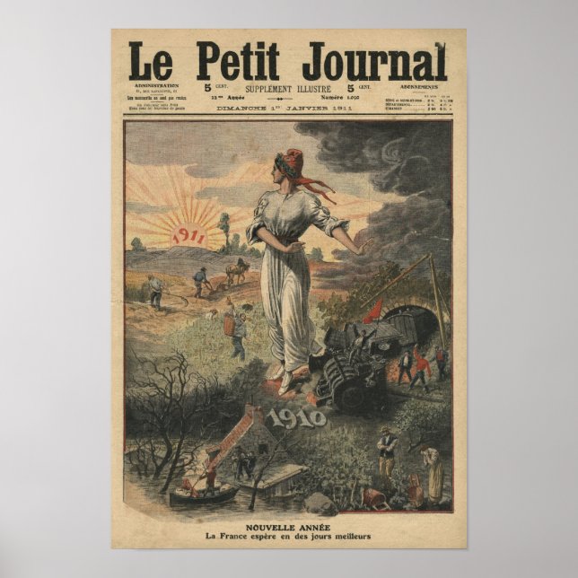 New Year, France hopes for better days Poster (Front)