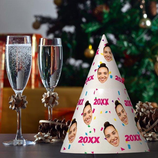 New Year Funny Custom Party Hat with Your Face (Creator Uploaded)
