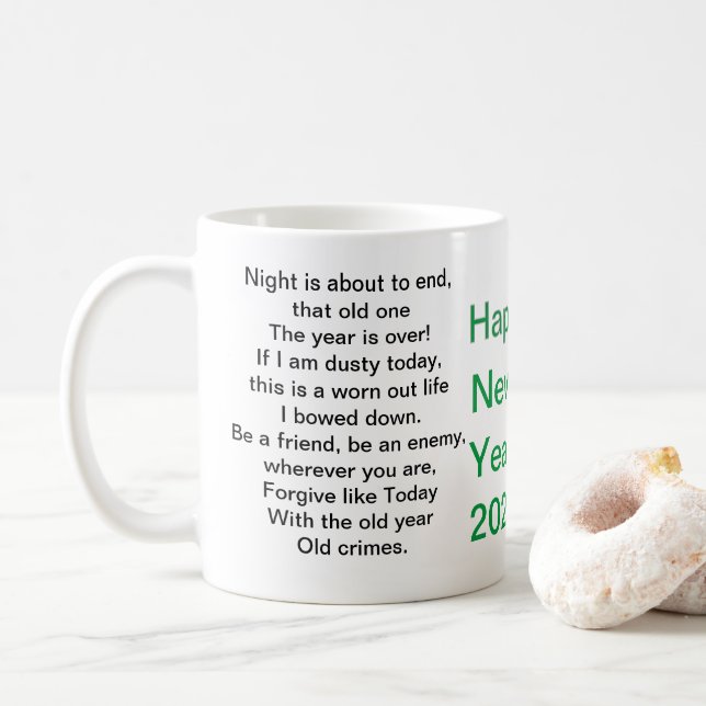 New year gift 2025 coffee mug (With Donut)