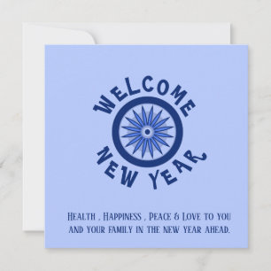 NEW YEAR GREETING FOR ANYONE CARD