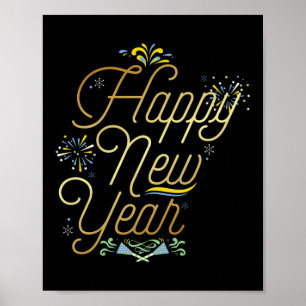 New Year Happy New Year Poster