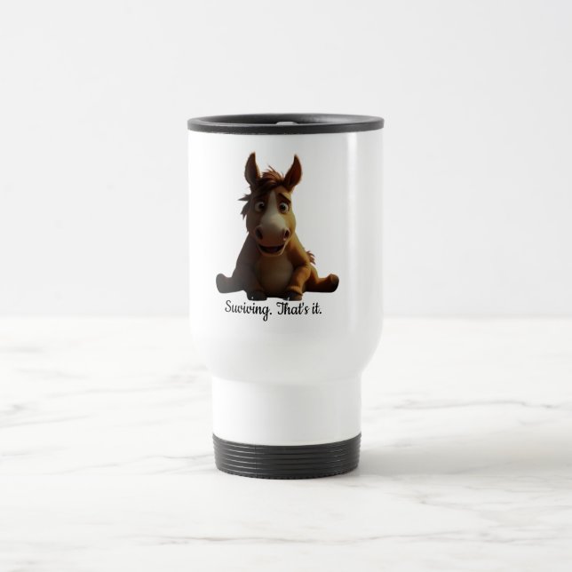New year horse 2026 travel mug (Center)