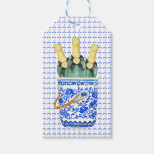 New Year Ice Bucket Chinoiserie Grandmillennial Gift Tags