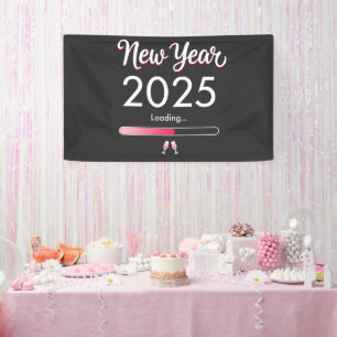 New Year Loading 2025 Happy New Year Xmas Banner