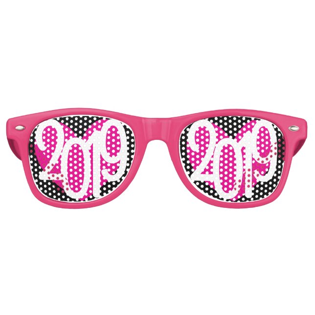 New Year love 2019 party glasses (Front)