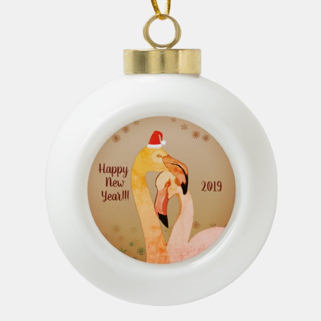 New Year Love Ball Decoration (Front)