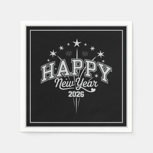 New Year Napkin (Front)