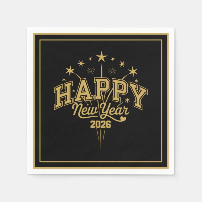New Year Napkin (Front)