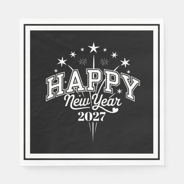 New Year Napkin (Front)