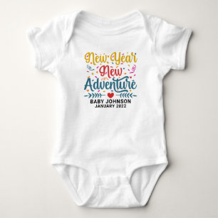 New Year New Adventure Baby Bodysuit