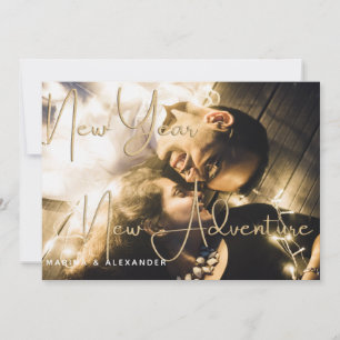 New Year New Adventure Engagement Party Invitation