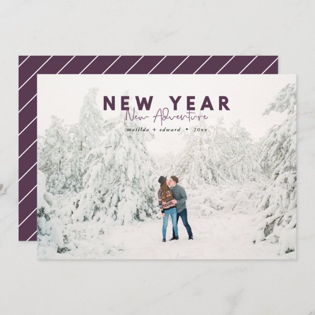 New year new adventure photo (Front/Back)