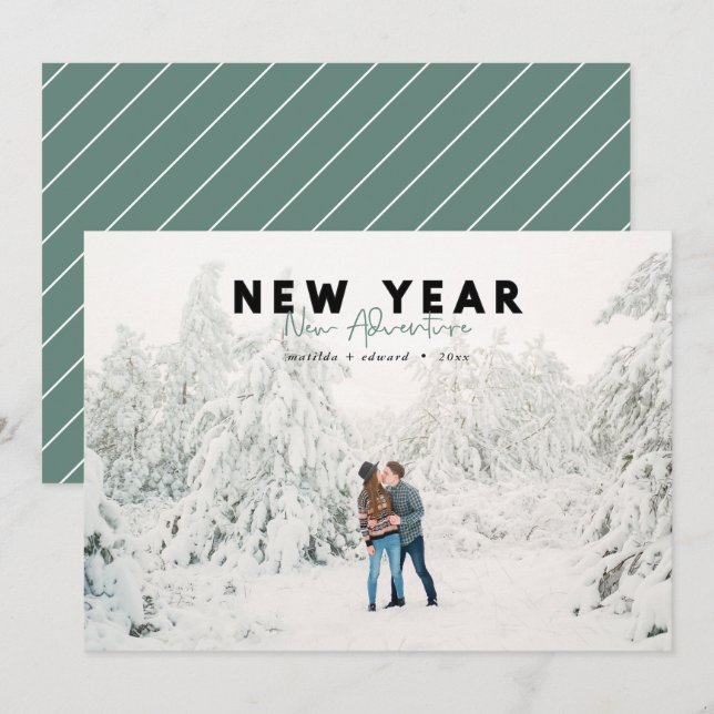 New year new adventure photo (Front/Back)