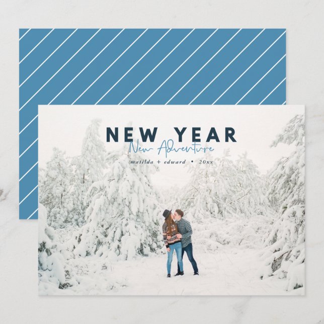 New year new adventure photo (Front/Back)