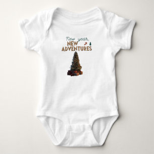New Year, New Adventures Baby Bodysuit