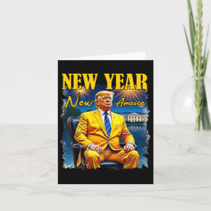 New Year New America Happy New Year Party 2025 Tru Card