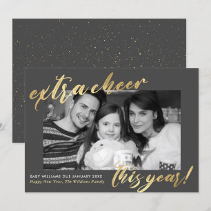 New Year New Baby Photo Pregnancy Announcement