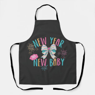 New Year New Baby Pregnancy Mum To Be  Apron
