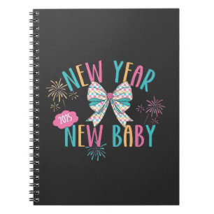 New Year New Baby Pregnancy Mum To Be Notebook
