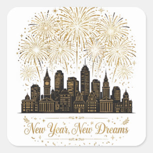 New Year New Dreams Sticker