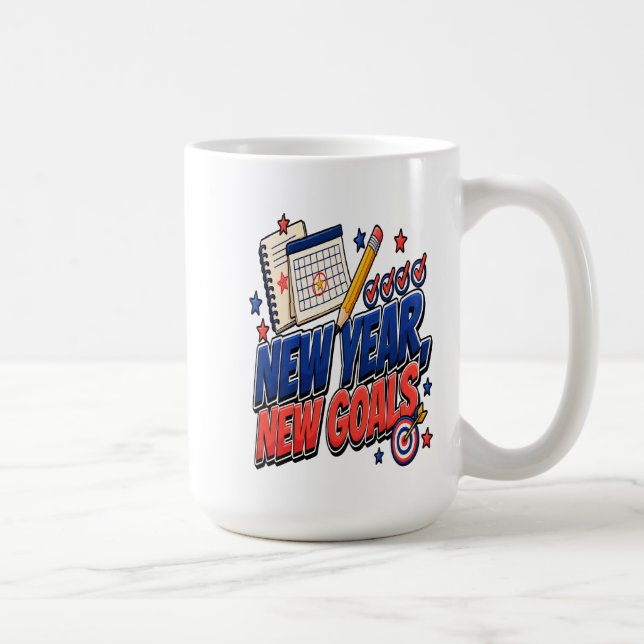 New Year, New Goals Coffee Mug (Right)