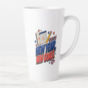 New Year, New Goals Latte Mug