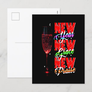 New Year New Grace New Praise Holiday Postcard
