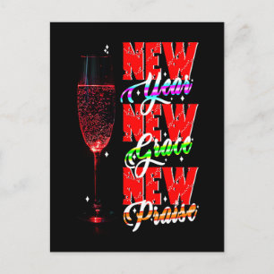 New Year New Grace New Praise Postcard