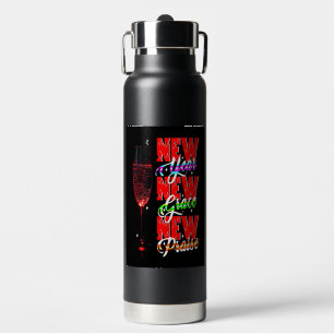 New Year New Grace New Praise Water Bottle