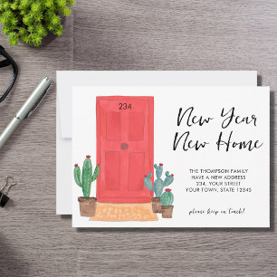 New Year New Home Moving Announcement