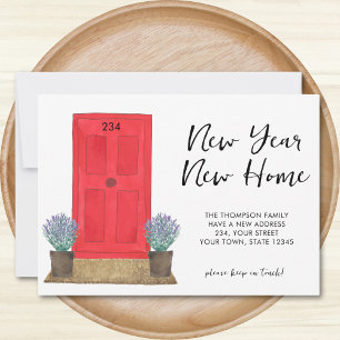 New Year New Home Moving Announcement