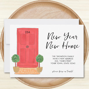 New Year New Home Moving Announcement
