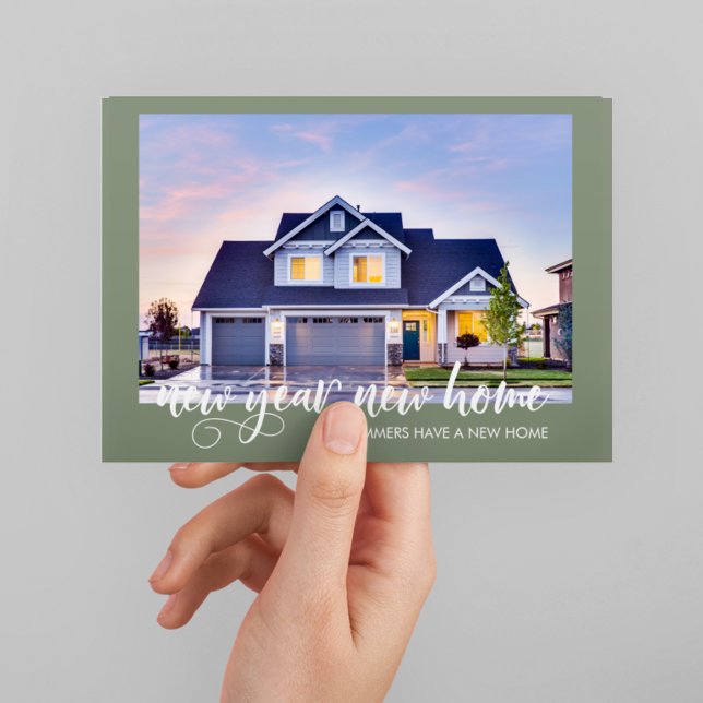 New Year New Home Moving Announcement Photo Script (Creator Uploaded)