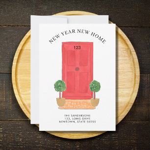 New Year New Home Red Door Moving Announcement