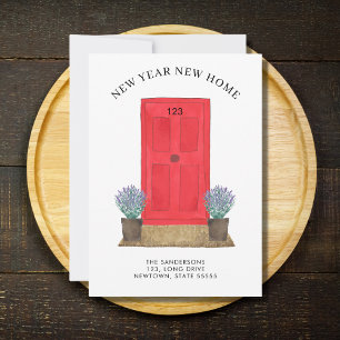 New Year New Home Red Door Moving Announcement