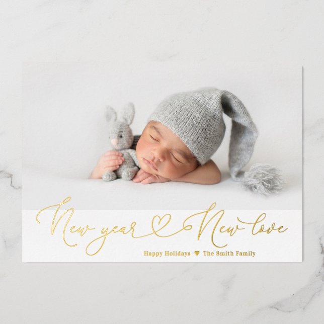 New Year New Love Holiday Foil (Front)