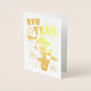 New Year New Me Foil Card