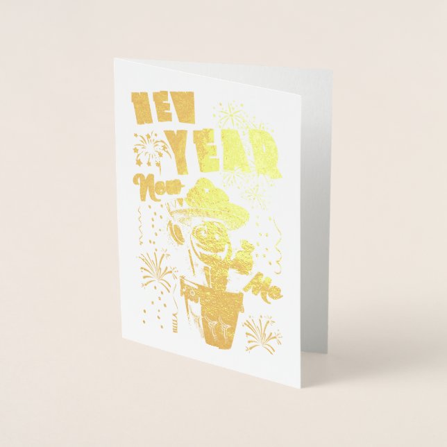 New Year New Me Foil Card (Front)
