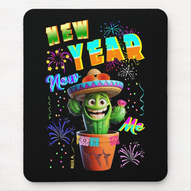 New Year New Me Mouse Mat (Front)