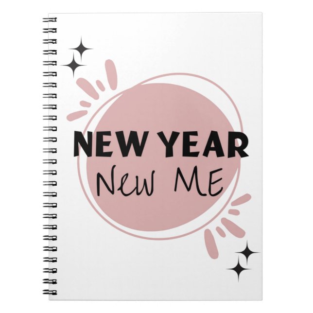 New Year New Me Notebook (Front)